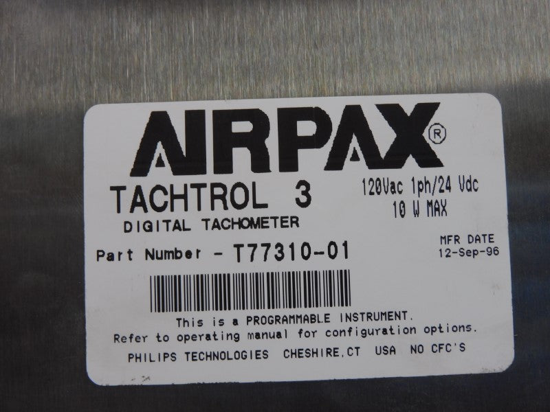 AIRPAX T77310-01 120VAC UNMP