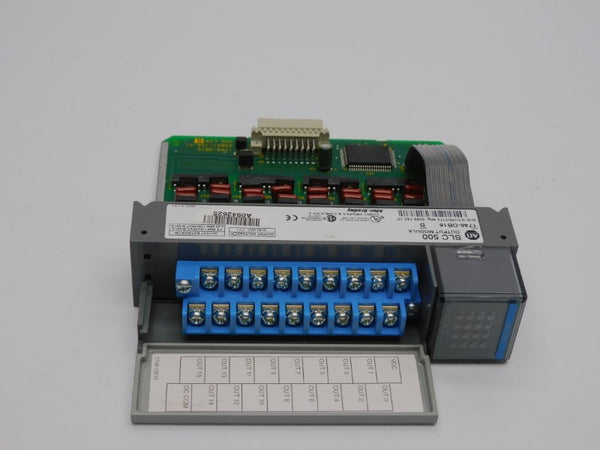 ALLEN BRADLEY 1746-OB16 SER. D 10-50VDC 0.5A UNMP