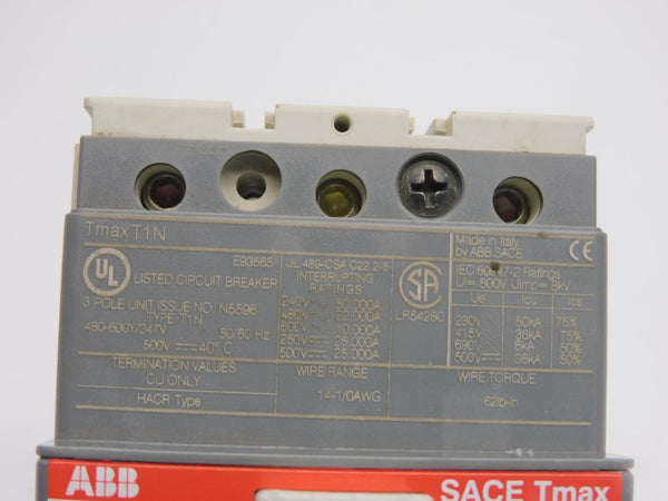 ABB TMAXT1N 800V 25A UNMP