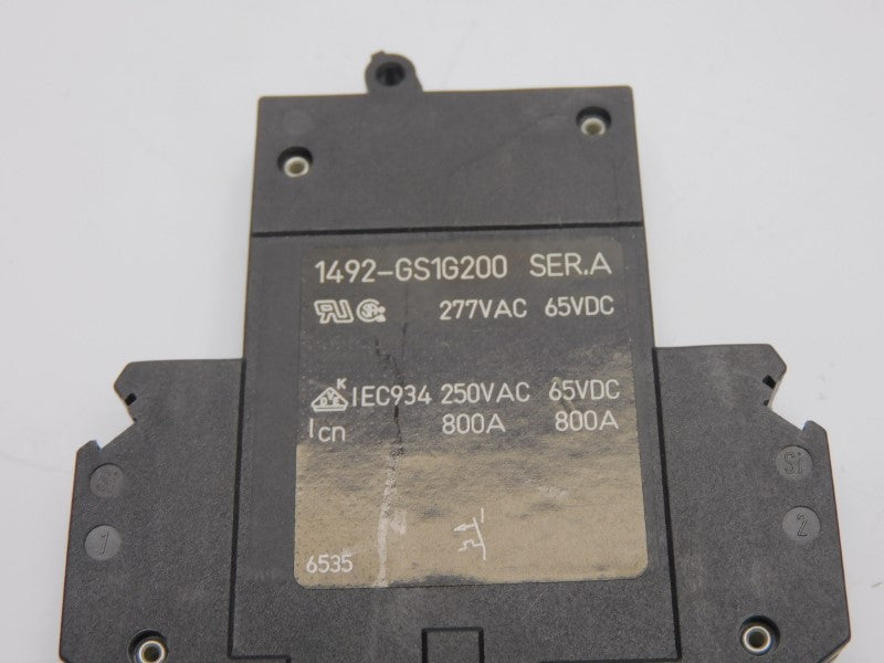 ALLEN BRADLEY 1492-GS1G200 SER. A 277VAC 20A UNMP