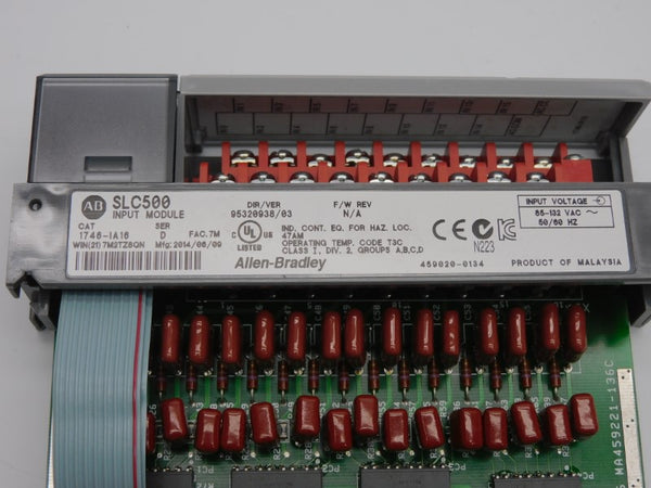 ALLEN BRADLEY 1746-IA16 SER. D VER. 03 85-132VAC NSNP