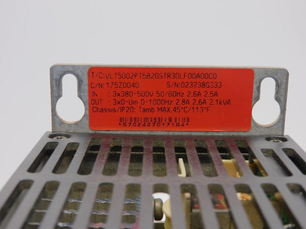 DANFOSS VLT5002PT5B20STR3DLF00A00C0 175Z0040 380-500V 2.8A UNMP