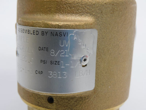 KUNKLE 6010GGM01ALM 125PSI 1-1/2" NSNP