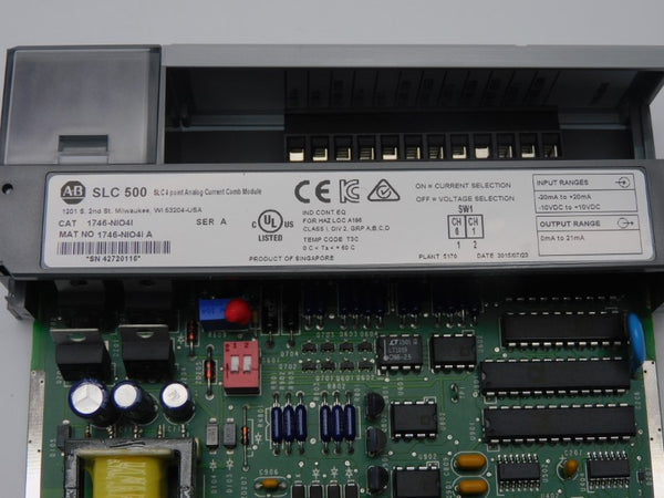 ALLEN BRADLEY 1746-NIO4I SER. A 10VDC NSMP