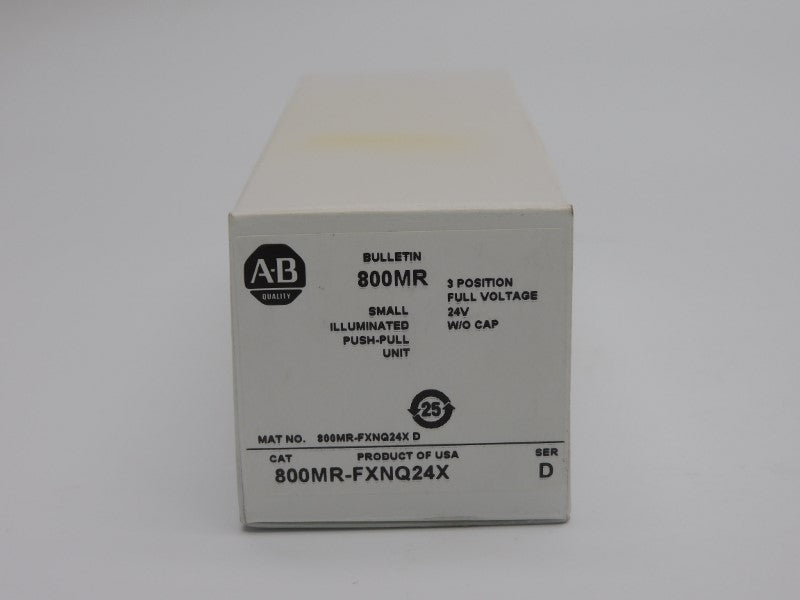 ALLEN BRADLEY 800MR-FXNQ24X SER. D 24V NSMP