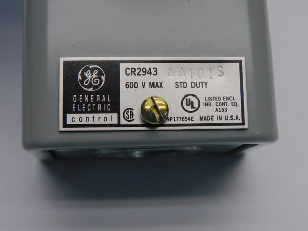 GENERAL ELECTRIC CR2943AA101S 600V NSMP