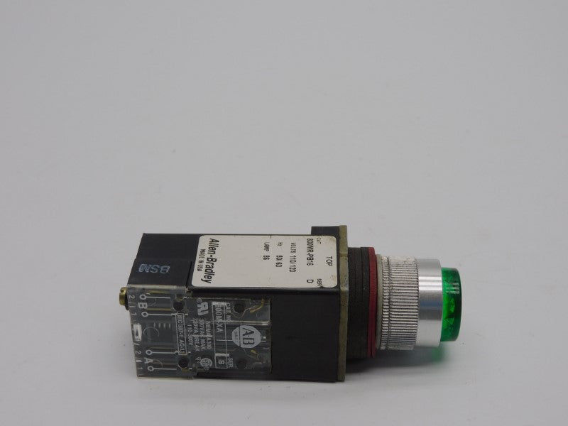 ALLEN BRADLEY 800MR-PB16G SER. D 110/120V UNMP