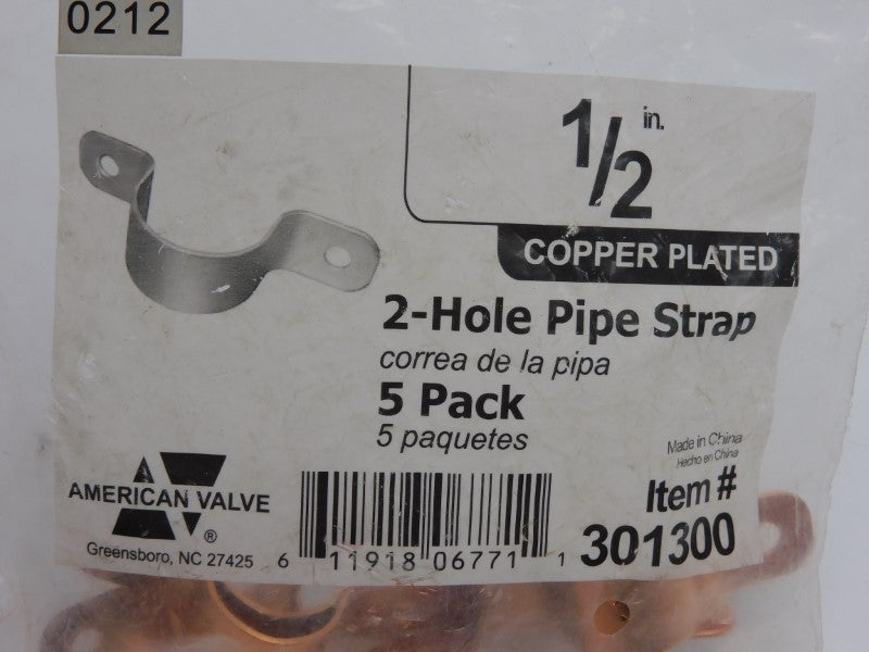 AMERICAN VALVE 301300 1/2" (PKG OF 5) NSMP