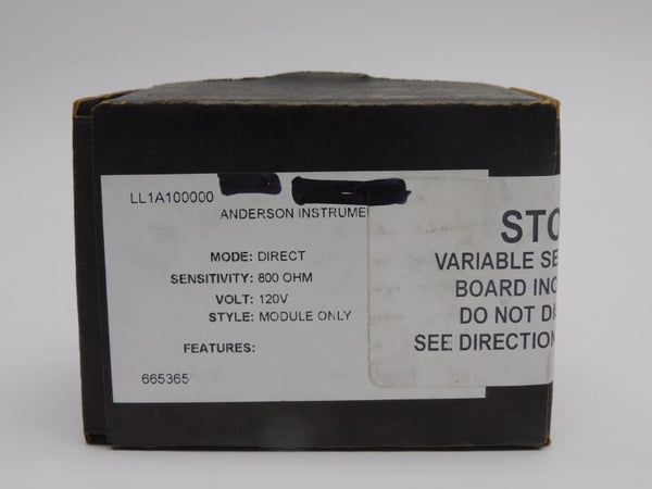 ANDERSON INSTRUMENT LL1A100000 120V 10A NSMP