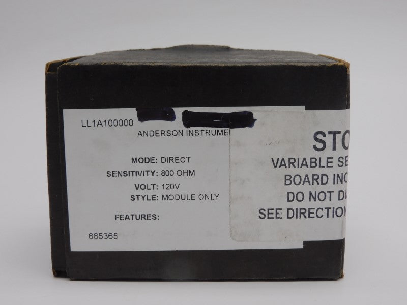 ANDERSON INSTRUMENT LL1A100000 120V 10A NSMP