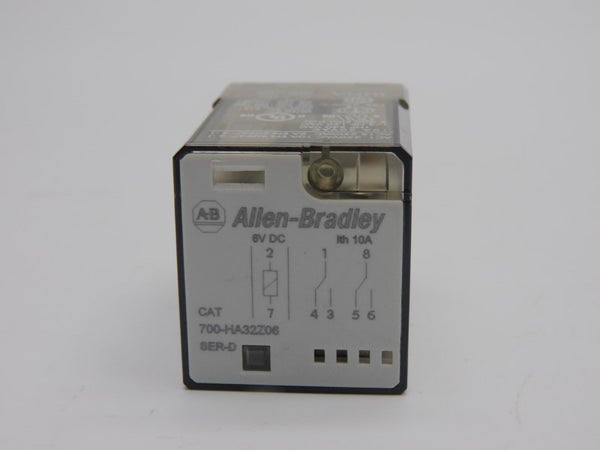 ALLEN BRADLEY 700-HA32Z06 SER. D 6VDC 10A NSNP