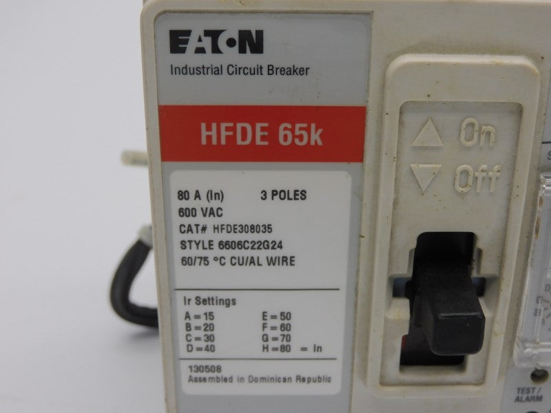 EATON HFDE308035 600VAC 80A (AS IS) NSNP
