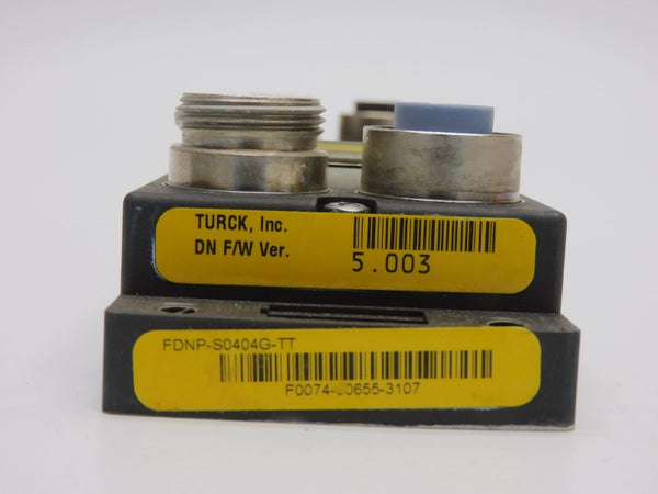 TURCK FDNP-S0404G-TT F/W 5.003 11-26VDC 0.5A UNMP