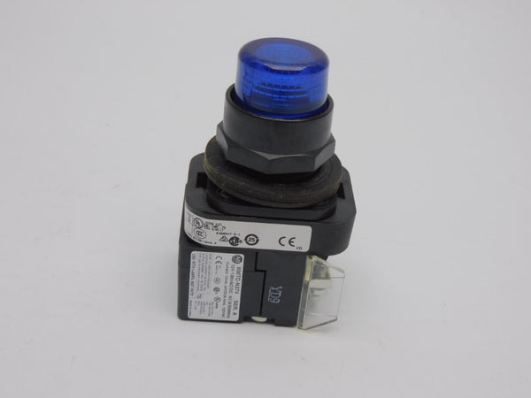 ALLEN BRADLEY 800H-QRBH2B SER. G 12-130VAC/DC (WH) (AS IS) NSMP