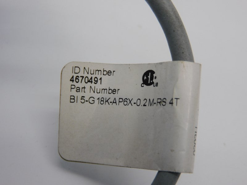 TURCK BI5-G18K-AP6X-0.2M-RS4T 4670491 UNMP