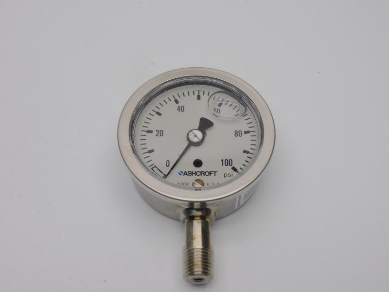 ASHCROFT 63-1008-SL-02L-100# 100PSI NSMP
