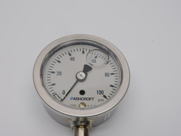 ASHCROFT 63-1008-SL-02L-100# 100PSI NSMP