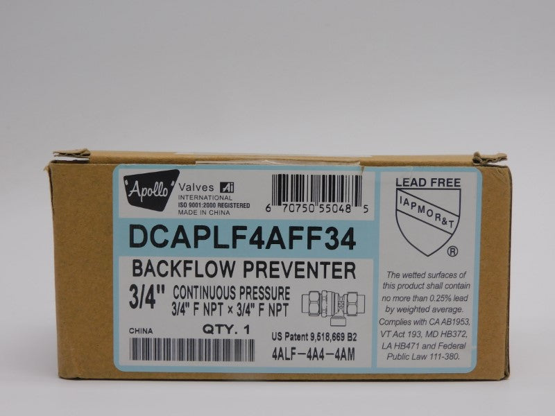 APOLLO DCAPLF4AFF34 3/4" NSMP