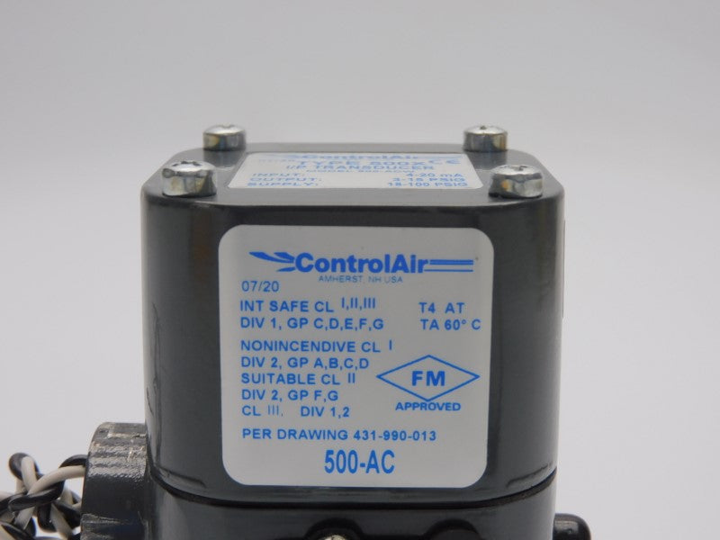 CONTROLAIR 500-ACW 3-15PSI UNMP