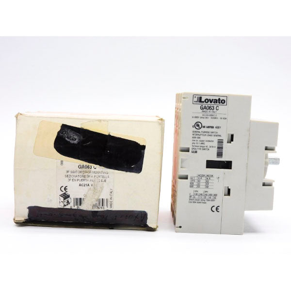 LOVATO GA063C 800V 63A NSMP