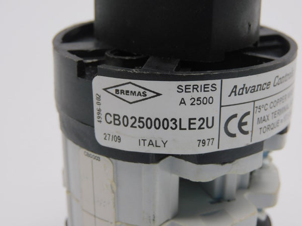 ADVANCED CONTROLS CB0250003LE2U 600VAC 25A (AS IS) NSNP