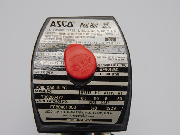 ASCO EF8040H008 110/120V 15PSI 3/8" NSNP