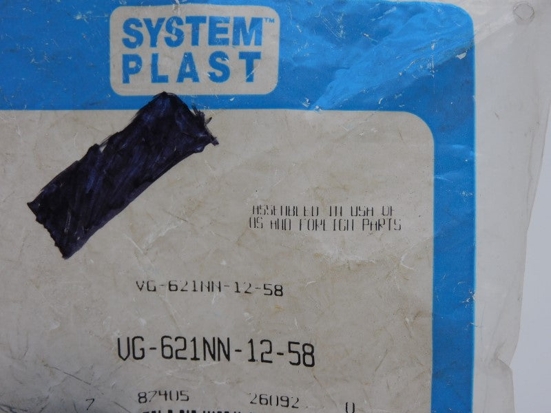 SYSTEM PLAST VG-621NN-12-58 NSMP