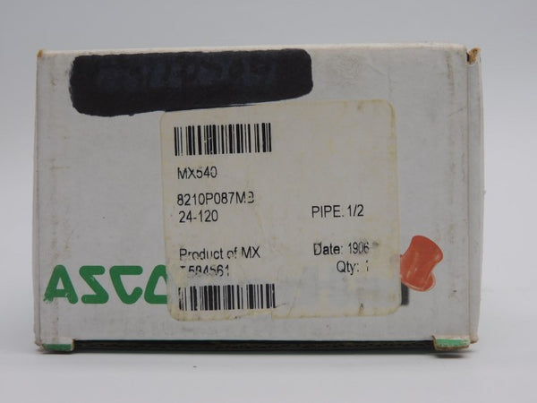 ASCO 8210P087MB 24-120V 125-150PSI 1/2" NSMP