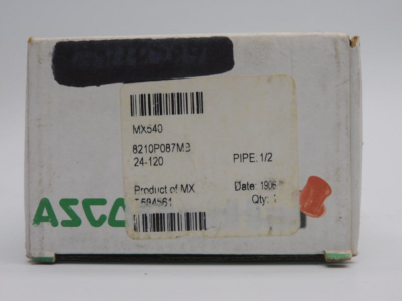 ASCO 8210P087MB 24-120V 125-150PSI 1/2" NSMP