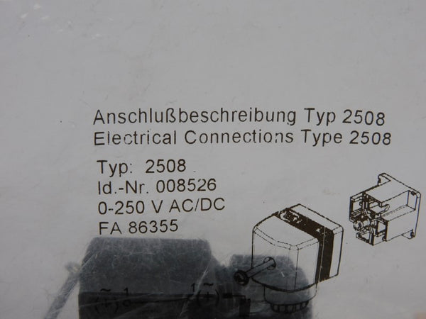 CONNECTOR 2508-00/4 008526 0-250VAC/DC NSMP