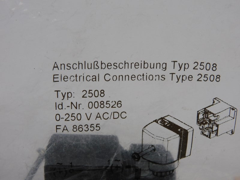 CONNECTOR 2508-00/4 008526 0-250VAC/DC NSMP