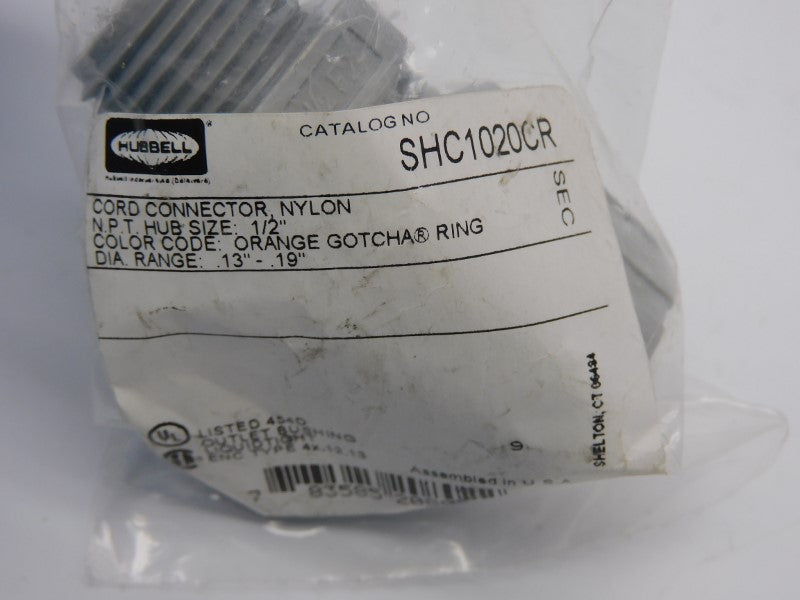 HUBBELL SHC1020CR 1/2" NSMP