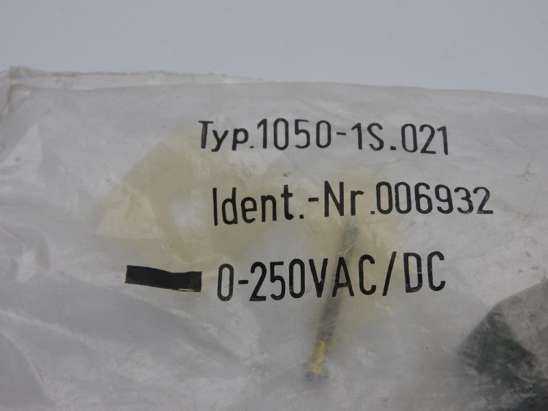 CONNECTOR 1050-1S.021 006932 0-250VAC/DC NSMP