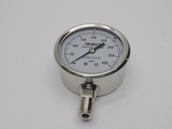 TRERICE D83LFSS2502LA400 0-400PSI NSMP