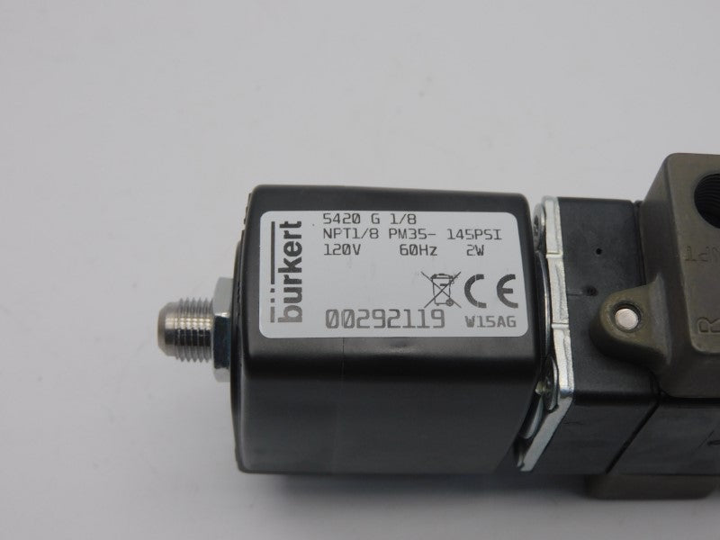 BURKERT 5420G-1/8 00292119 120V NSMP