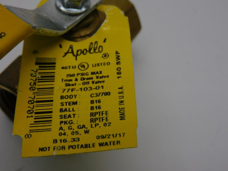 APOLLO 77F-103-01 1/2" NSNP