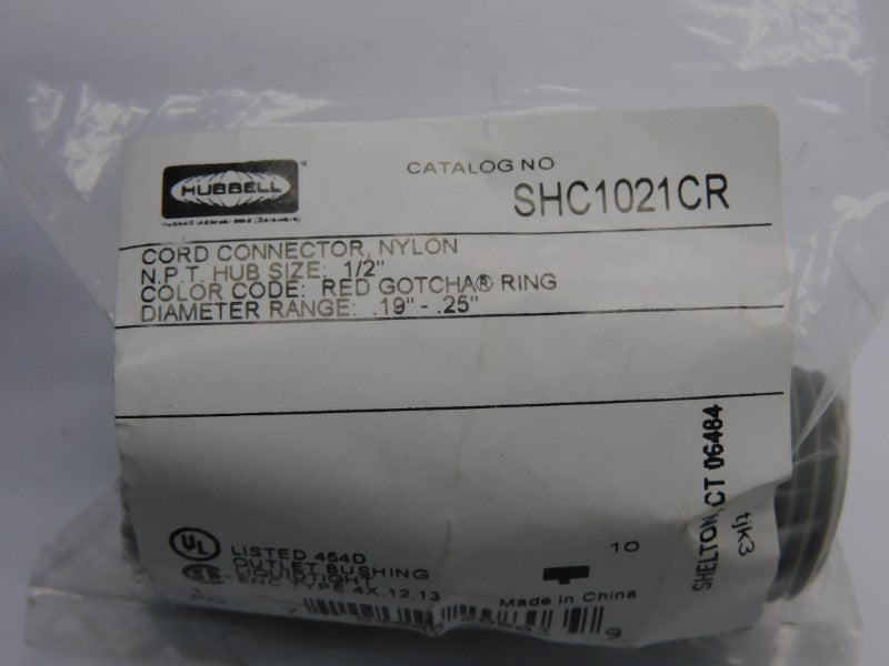 HUBBELL SHC1021CR 1/2" NSMP