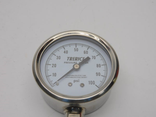 TRERICE D83SS2502LA100 0-100PSI NSMP