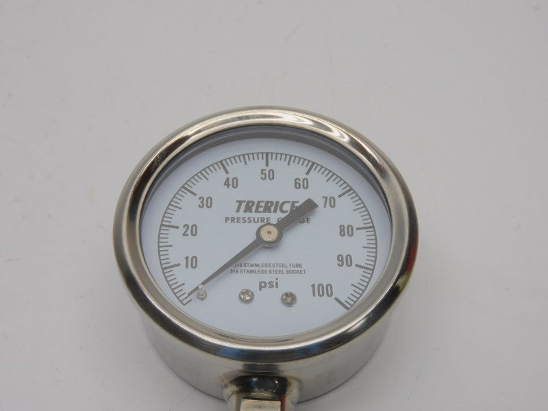 TRERICE D83SS2502LA100 0-100PSI NSMP