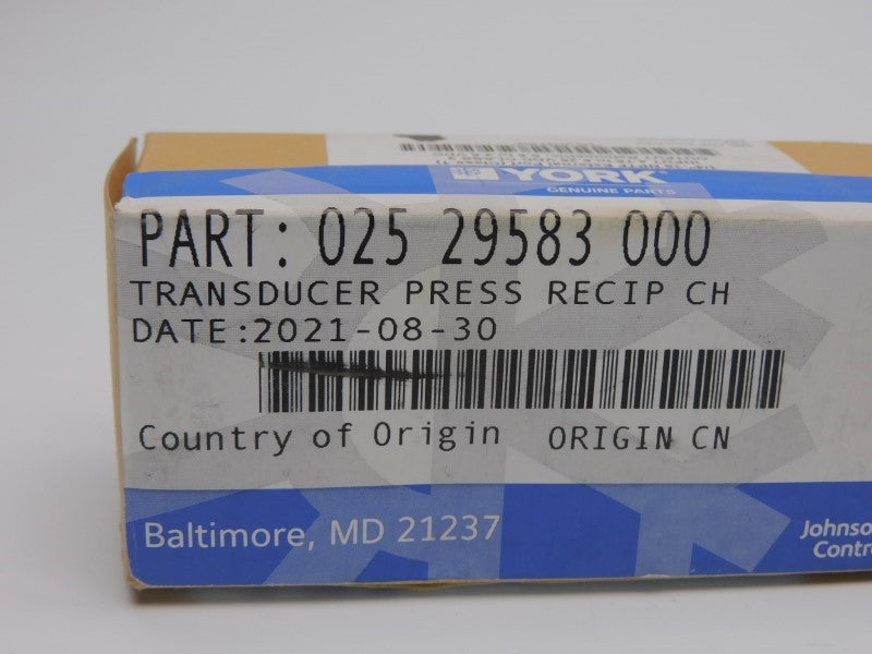 JOHNSON CONTROLS P499RFAT502 025-29583-000 4.75-5.25VDC 0-200PSI NSMP