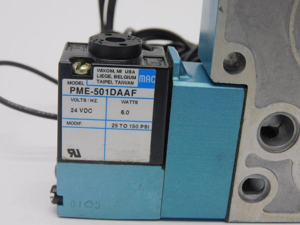 MAC 821C-PM-501DA-142AF 24VDC 25-150PSI NSNP
