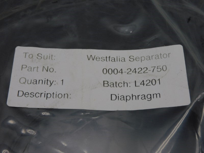 WESTFALIA SEPERATOR 0004-2422-750 NSMP