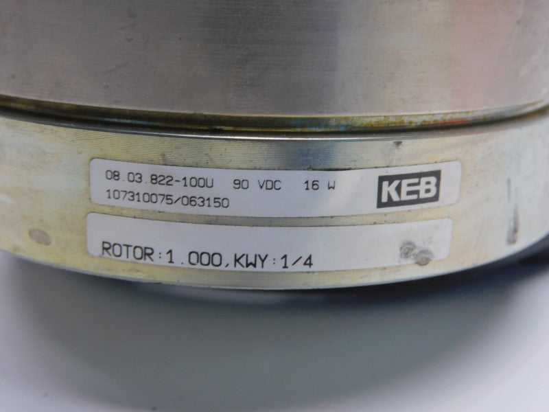 KEB 08.03.822-100U 107310075/063150 90VDC UNMP