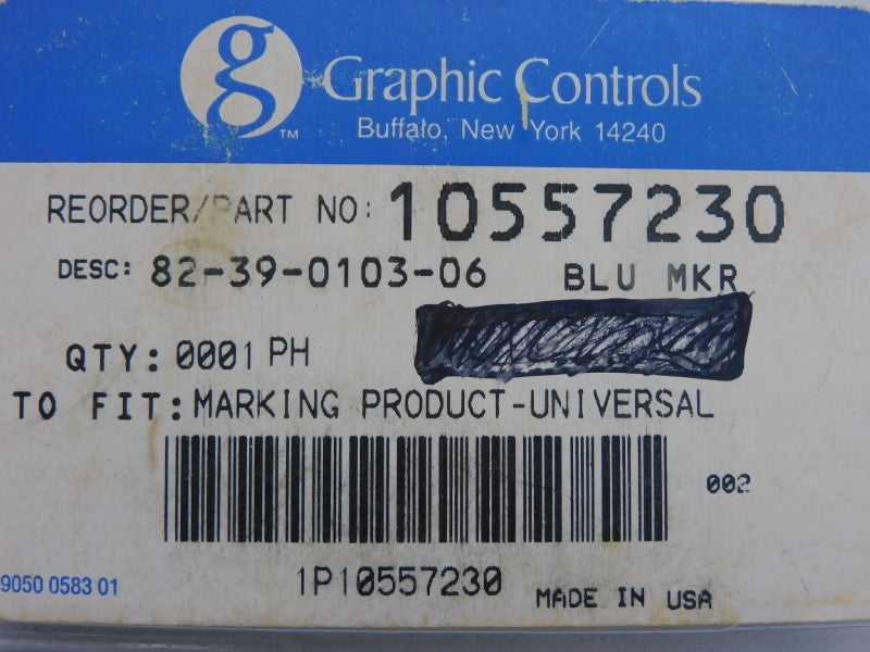 GRAPHIC CONTROLS 10557230 82-39-0103-06 (PKG OF 6) NSMP