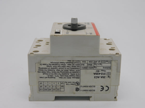 ABB MO325 690V 25A (AS PICTURED) UNMP