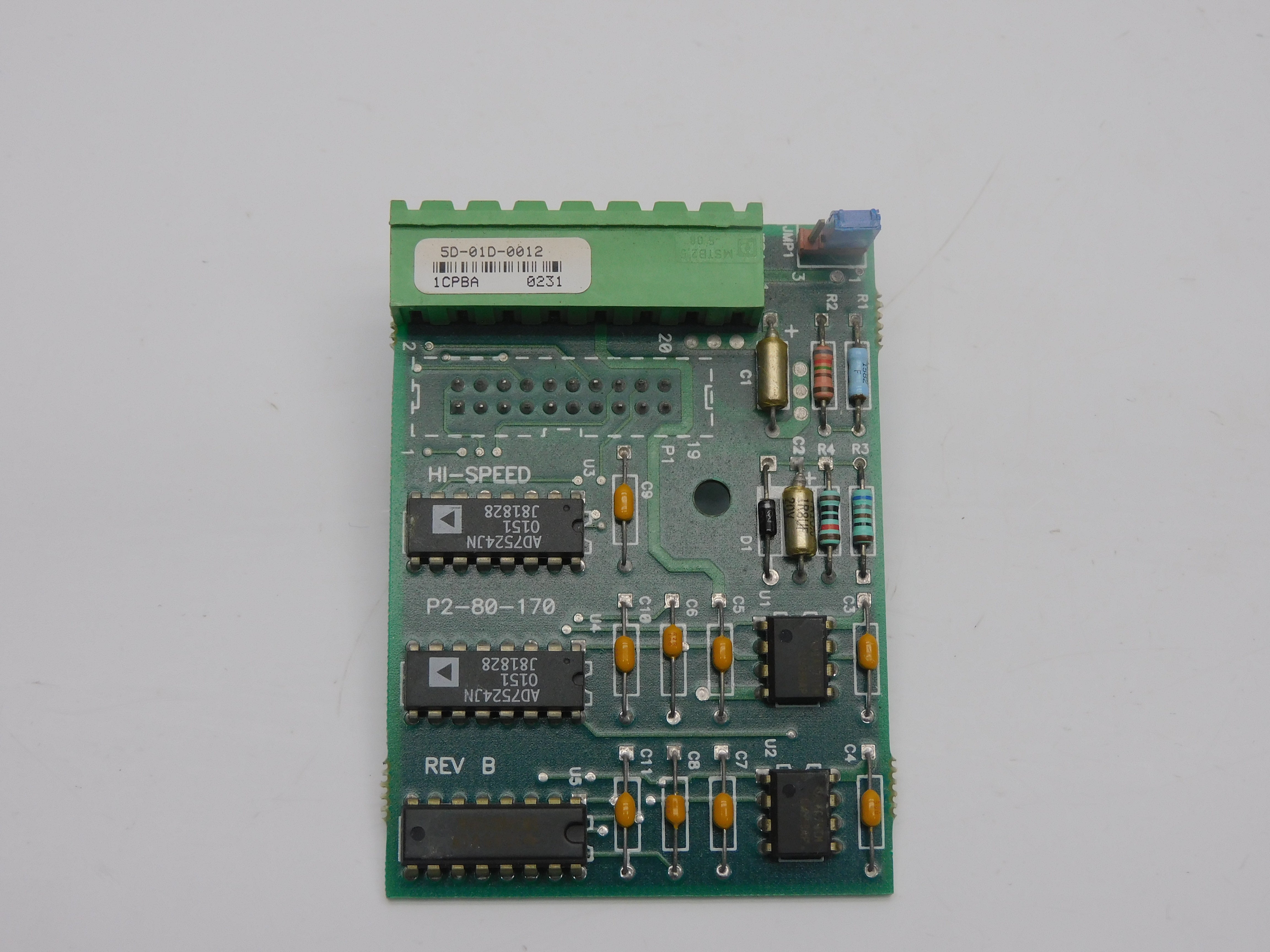 HI-SPEED P2-80-170 REV. B 05-01D-0012 UNMP