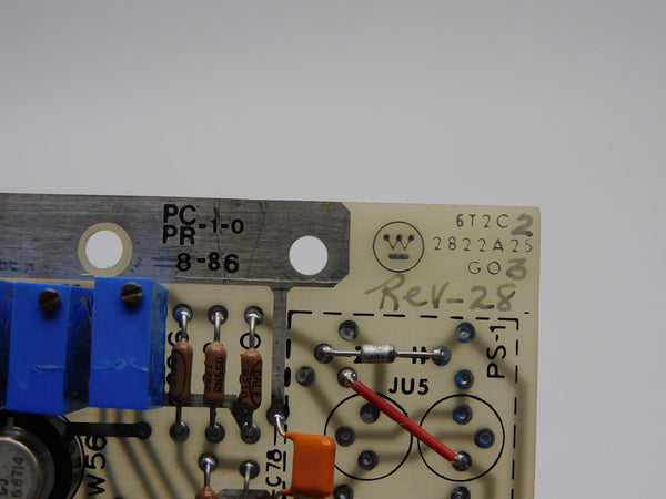 WESTINGHOUSE 2822A25G03 REV. 28 UNMP