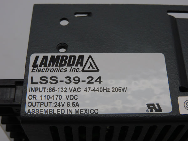 LAMBDA ELECTRONICS LSS-39-24 85-132VAC 6.5A NSNP