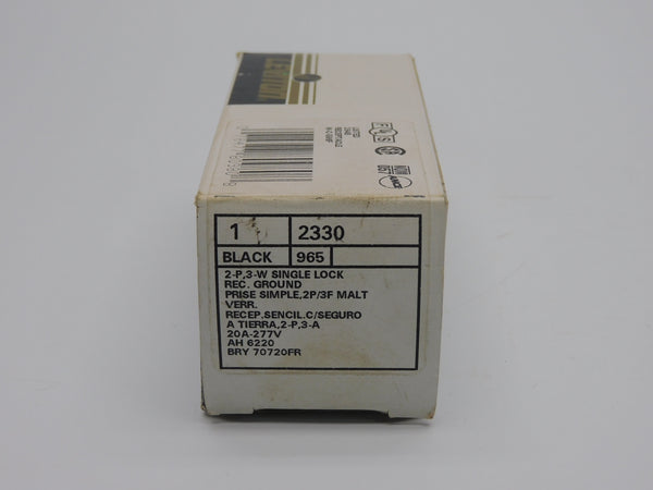 LEVITON 2330 277V 20A NSMP