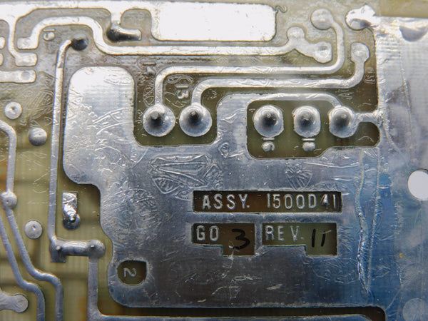 WESTINGHOUSE 1500D41G03 REV. 11 117VAC UNMP